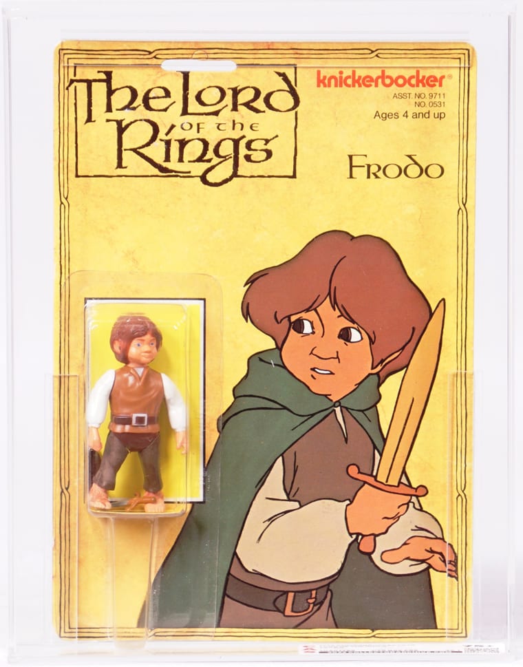 Frodo toy card, 1979